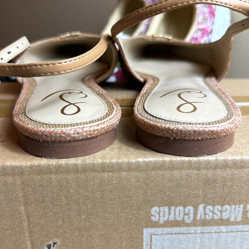 Sam Edelman Tan Slingback Flats - Picture 14 of 16